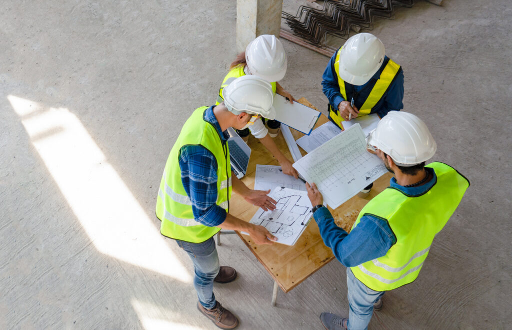 Building permit service providers for large-scale multi-site projects
