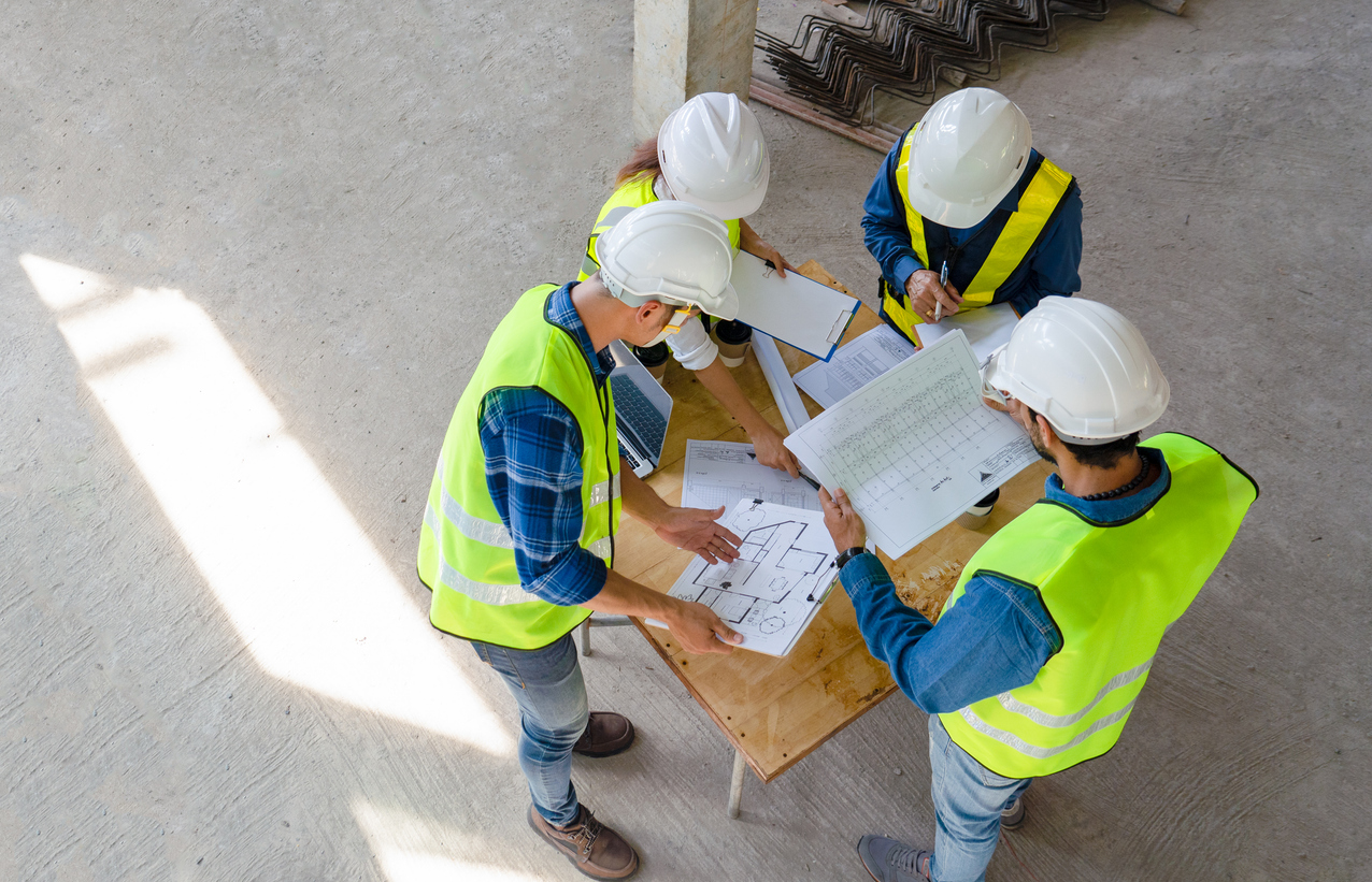 Building permit service providers for large-scale multi-site projects